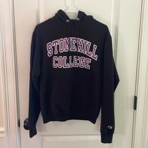 EUC Stonehill College Black Champion Hoodie